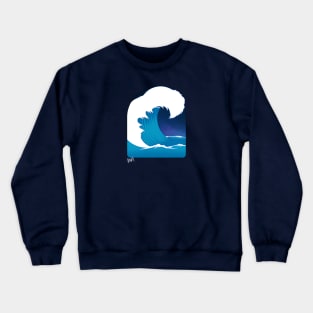 Midnight Wave Crewneck Sweatshirt